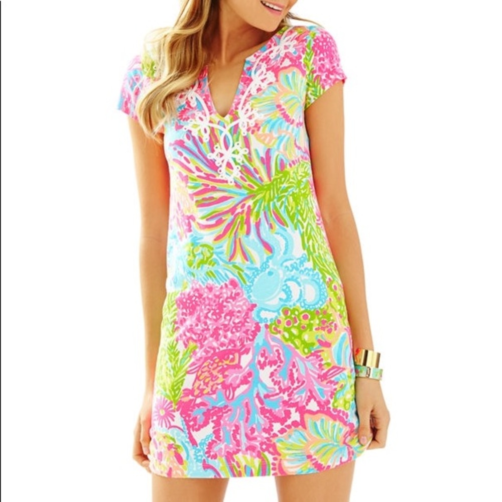 Lilly Pulitzer Lover’s Coral Brewster Dress XS